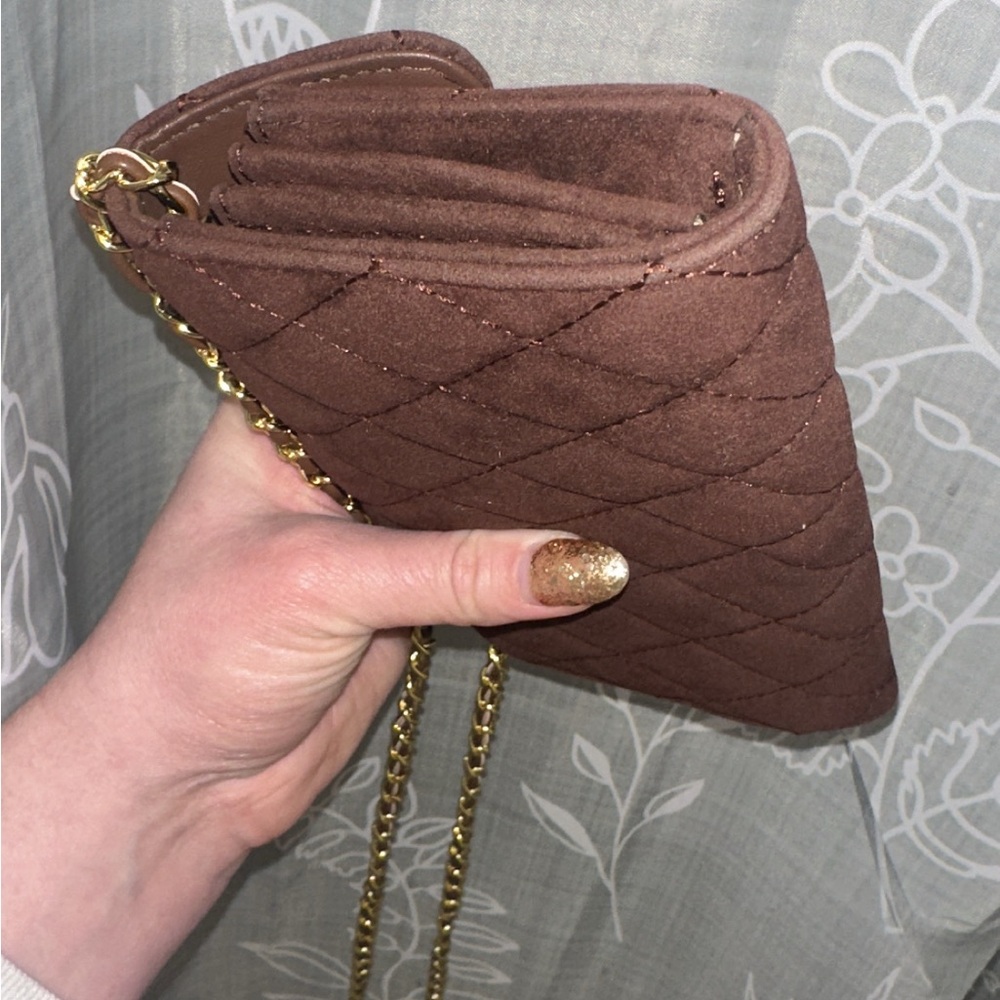 Chanel suede wallet on chain - Picture 6 of 11